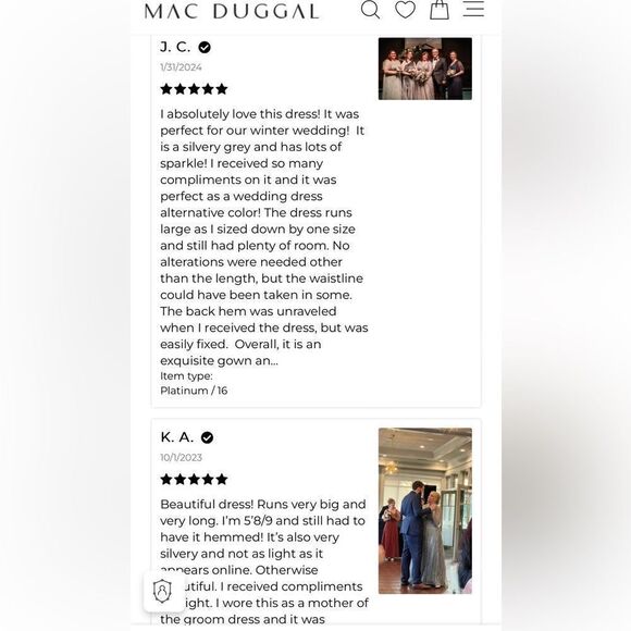 MAC DUGGAL EMBELLISHED ILLUSION LONG SLEEVE WRAP OVER A LINE GOWN/ Size 10 - Picture 10 of 10